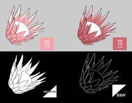 #445 para I need an artist to create an icon of a King Protea Flower for a logo de veskodesign