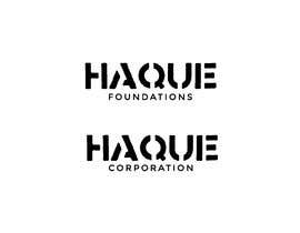 Nambari 87 ya Need two logo for two different organisations. One is “Haque Corporation” which is a holding company of different companies.  Another one is “Haque Foundations” which is a non profit organisation to support different good cause. na MoamenAhmedAshra