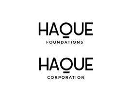 Nambari 105 ya Need two logo for two different organisations. One is “Haque Corporation” which is a holding company of different companies.  Another one is “Haque Foundations” which is a non profit organisation to support different good cause. na MoamenAhmedAshra