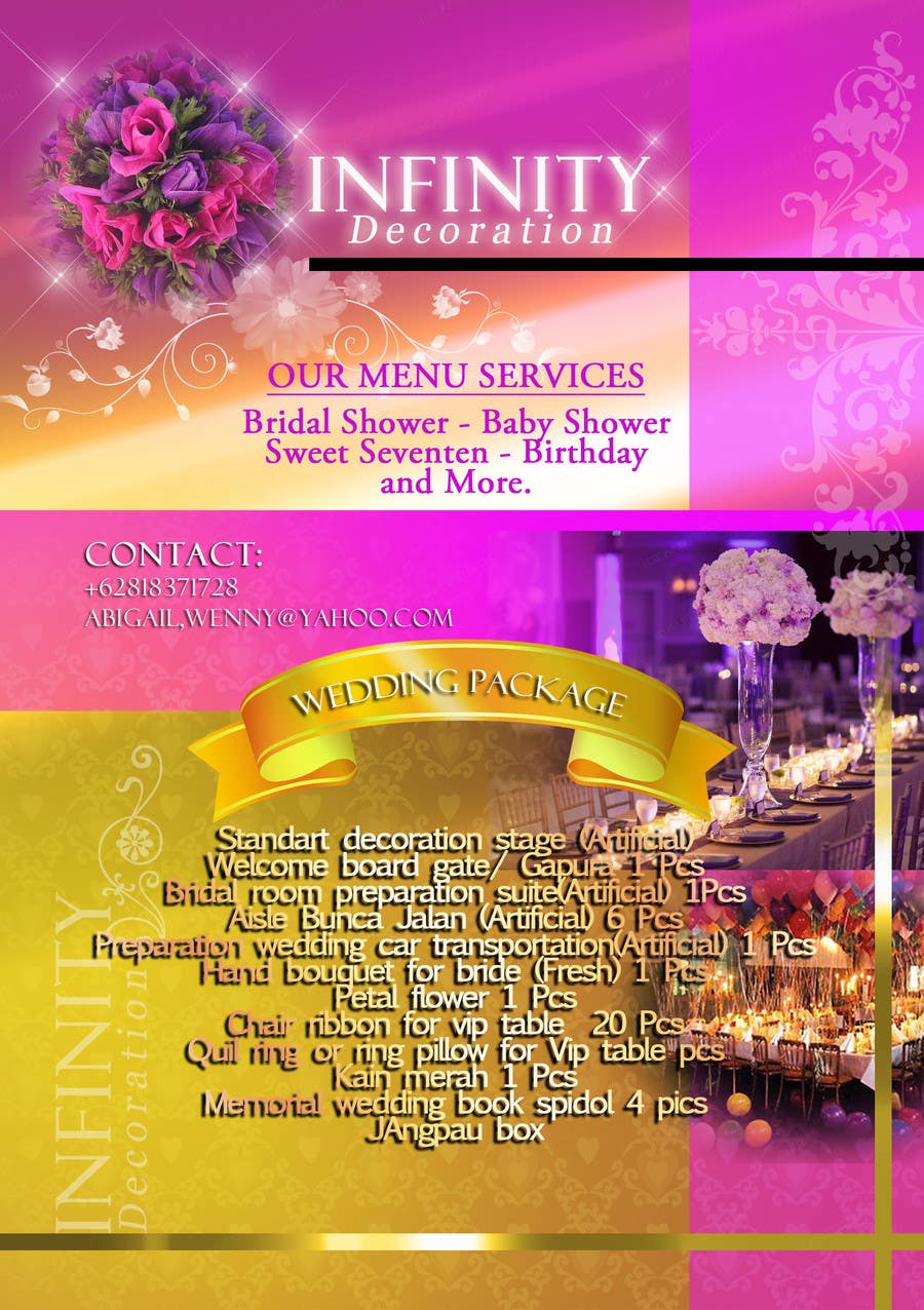 Contest Entry #32 for                                                 Design a Flyer for Wedding and Party consultants
                                            