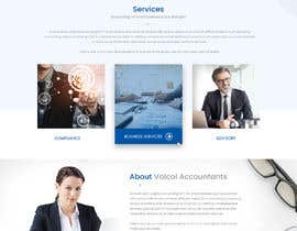 #5 pentru Accountant Website - Homepage Design Mockup - Desktop Only de către rosepapri
