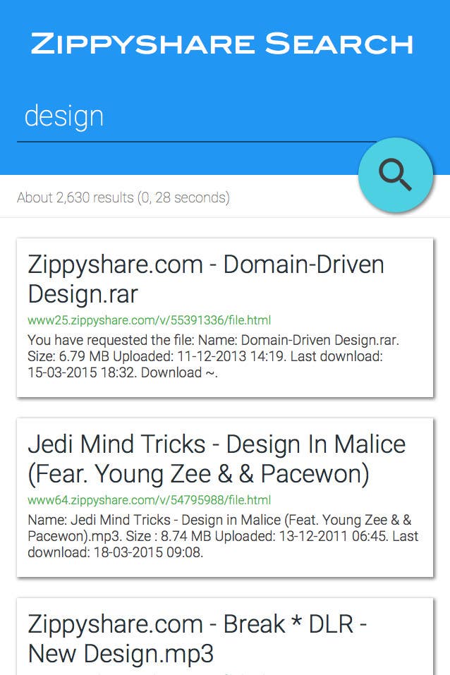 Penyertaan Peraduan #4 untuk                                                 Redesign Google Custom Search Engine using Material design
                                            