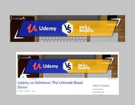 #30 for Banner Design for Blog Page (Udemy vs Skillshare) - CourseDuck.com by Rafi567