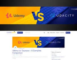 #29 for Banner Design for Blog Page (Udemy vs Udacity) - CourseDuck.com by ABARUN