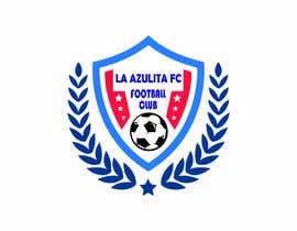 #10 for i need a team logo. for soccer. LA AZULITA FC  white outline. blue and black main colors.   i need to know the name of yhe font used af graphicsshop24