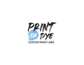 #71 pentru Logo for a t-shirt printing commpany called Print or Dye de către rbcrazy