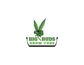 #315 for Design a cool , catchy,  logo for out grow tubs that grows BIG BUDS. Eye catching logo by DelwarSujon