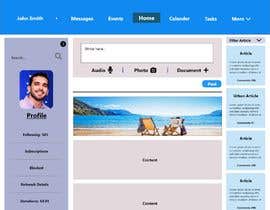 #15 cho Design pages for Social Network Website bởi Vitamindrops