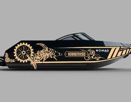 #42 for Boat Wrap Design - Hammerhead shark – Steampunk Design by xskrtzx
