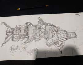 #15 for Boat Wrap Design - Hammerhead shark – Steampunk Design by dzinrhill24