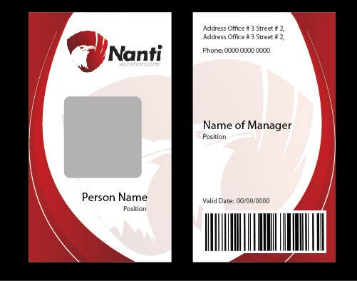 Inscrição nº 18 do Concurso para                                                 ID Badge for Nanti System
                                            