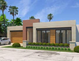 #6 pentru Redesign the appearance of facade and parapet roof for new home. de către Nica3D