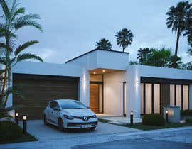 #42 pentru Redesign the appearance of facade and parapet roof for new home. de către Nica3D