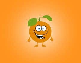 #52 for Create a Mandarin Fruit Character and film design for mesh bag by AshfaqHassan
