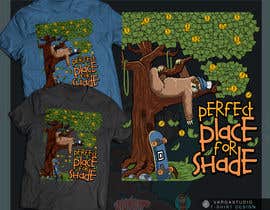 #31 per Design for a T-Shirt/Hoodie (sleeping sloth in a money tree) da GribertJvargas