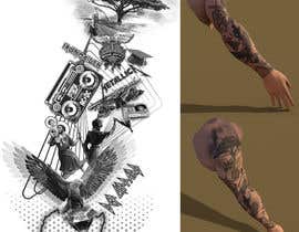 #23 para Sketch realism artwork for sleeve tattoo de AlexandrShmidt