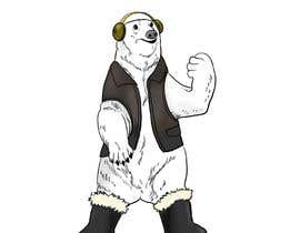 #43 for Design a cartoon character: cute metalhead polar bear by berragzakariae