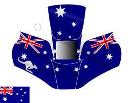 MBogdan7 tarafından Design an Australian Flag and Kangaroo on a Welding Helmet için no 6