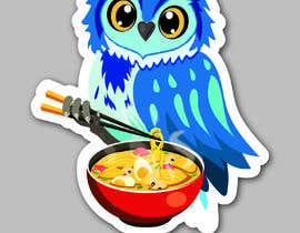 #27 för Owl artwork for sticker av luisathomas