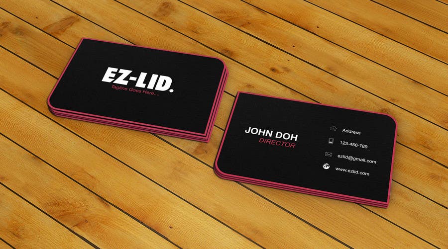 Intrarea #43 pentru concursul „                                                Design some Business Cards for EZ-LID
                                            ”