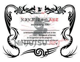 #7 for Design a Martial Arts Grading Certificate af sahanazakter1998