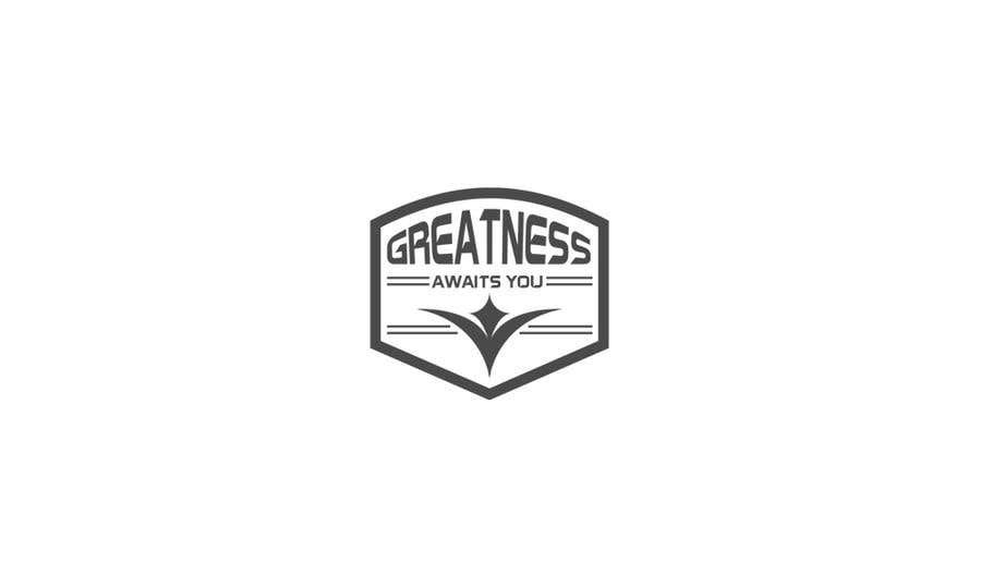Penyertaan Peraduan #154 untuk                                                 "Greatness Awaits You!" T-Shirt Design
                                            