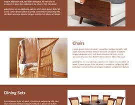 #11 สำหรับ Homepage Mock-Up for Amish Furniture Website โดย Kadeisha95