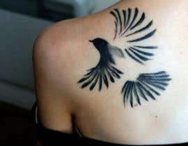 #292 for Bird design for tattoo on shoulder blade by bhagiyaahiren