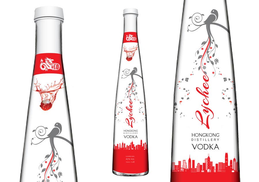 Penyertaan Peraduan #198 untuk                                                 Design a Logo for Hong Kong Distillery vodka logo and bottle design
                                            
