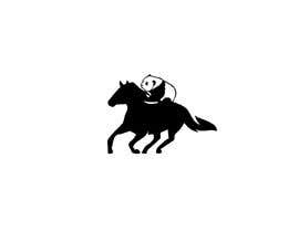 #21 for Create a car decal of a panda riding the Ford mustang horse. by rongdigital