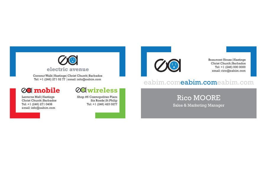 Proposta in Concorso #31 per                                                 Business Card Design for Electronics/Technology Store
                                            
