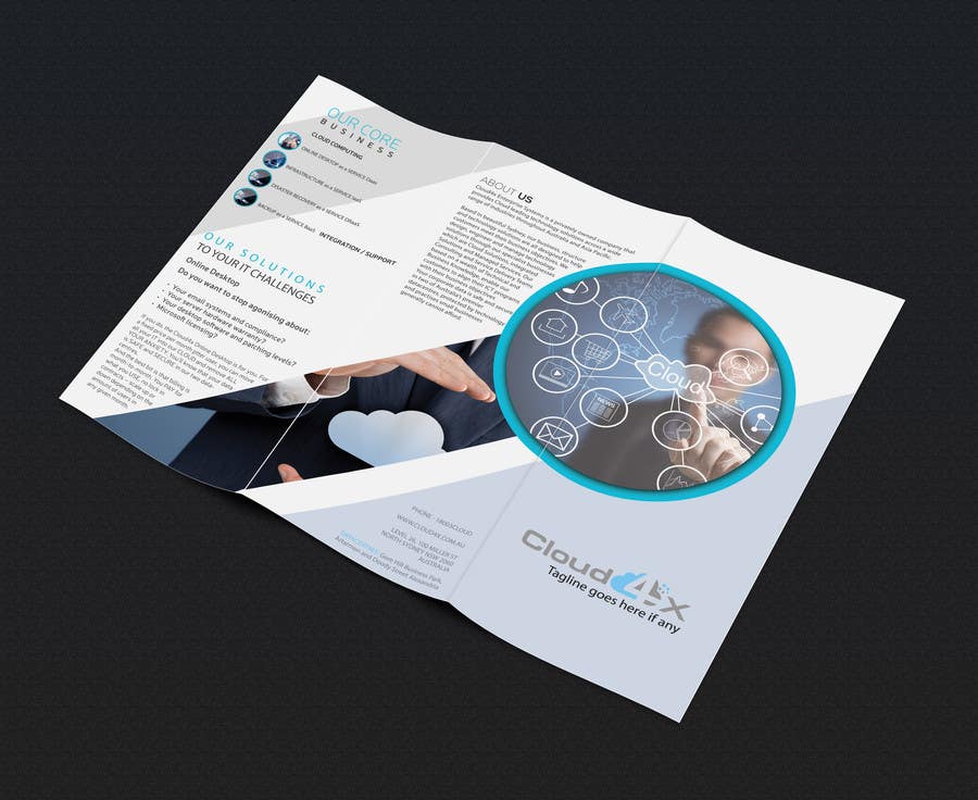 Contest Entry #7 for                                                 Design a Brochure for IT Cloud company
                                            