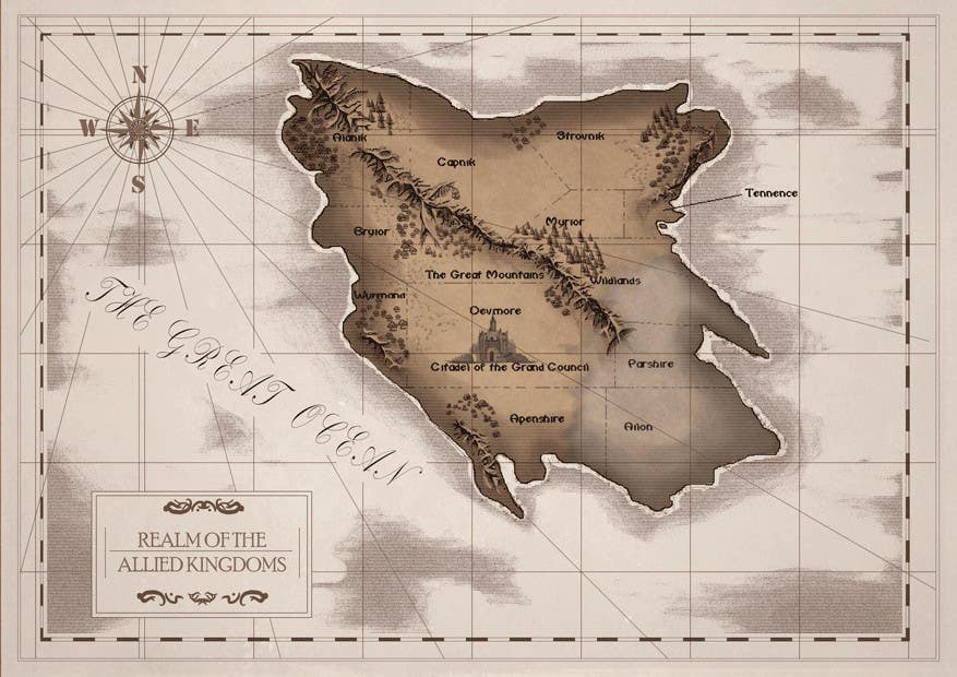Contest Entry #15 for                                                 Design a fantasy map for my novel
                                            