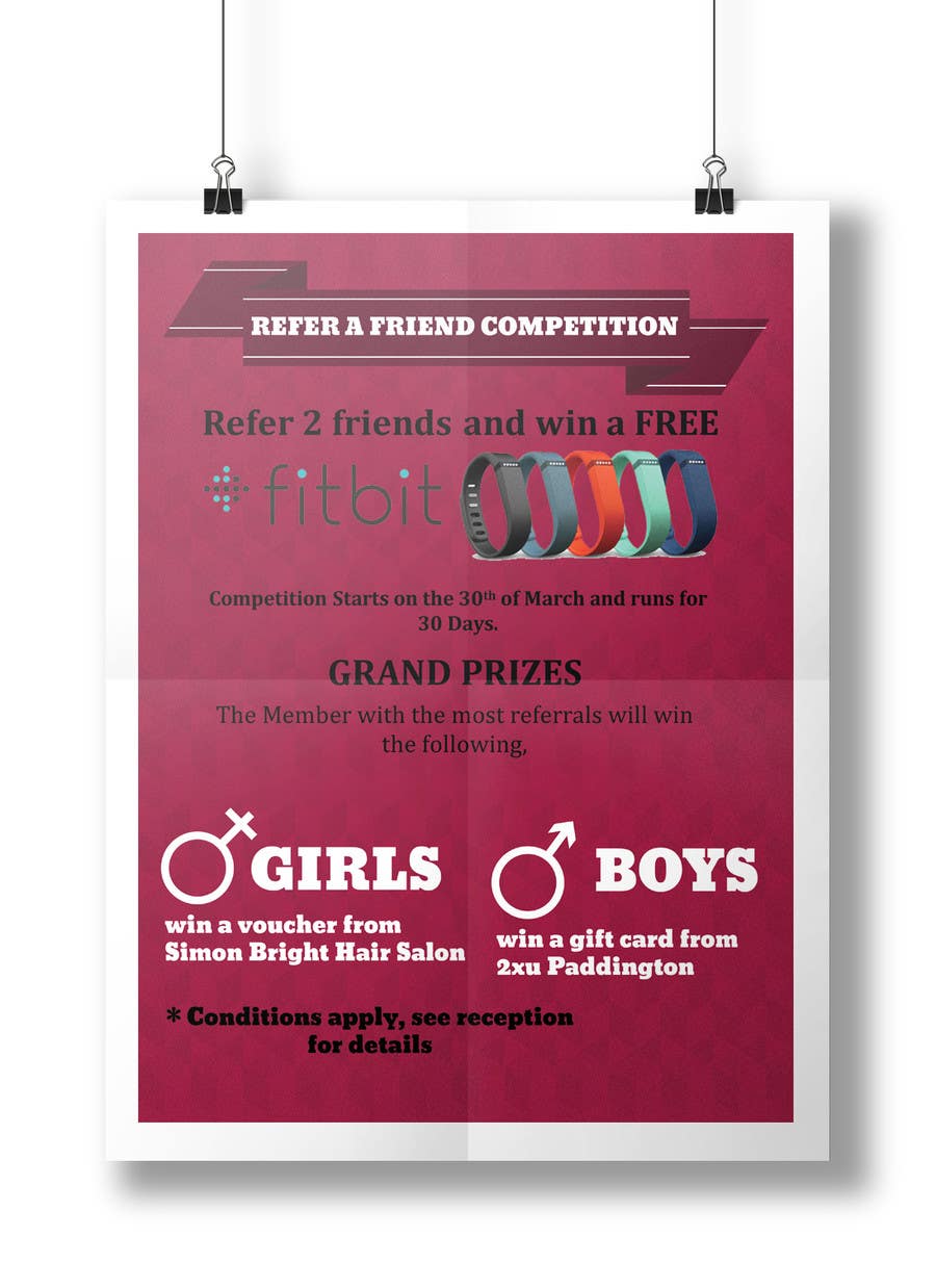 Inscrição nº 4 do Concurso para                                                 Design a Poster for our Refer a Friend Competition
                                            