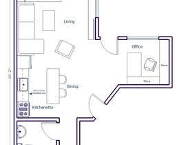 #37 para Architect Needed - Living Area Design &amp; Reconfiguration for 2 people por rasheda88