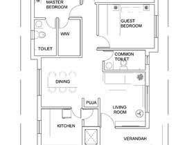 #31 pentru Need a professional floor plan for a G+2 house de către samanishu12