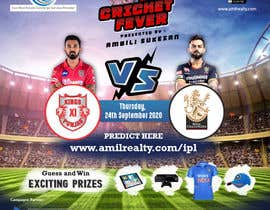 #40 para Contest flyer for Indian Premier League 2020 for Amil Realty de harmeetgraphix