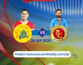#38 para Contest flyer for Indian Premier League 2020 for Amil Realty de Manpreetghumiara