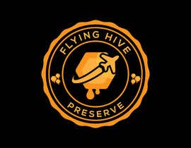 nº 144 pour Flying Hive Preserve Logo par asad164803 