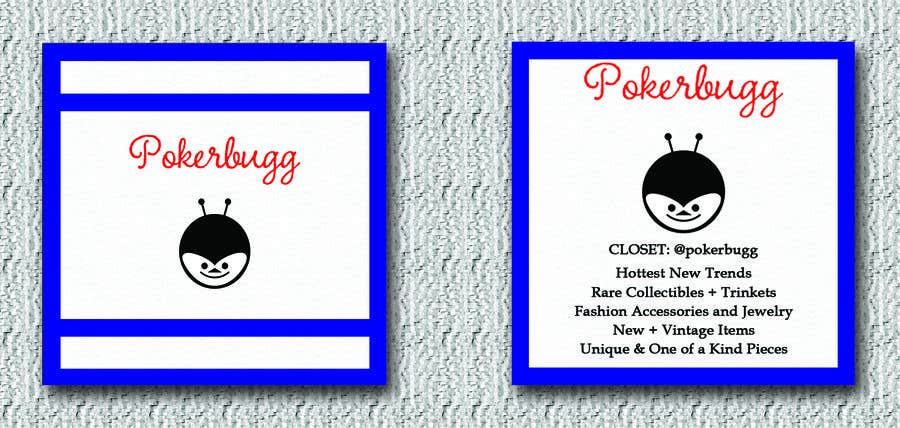 Konkurrenceindlæg #112 for                                                 Pokerbugg - Business Card Design
                                            