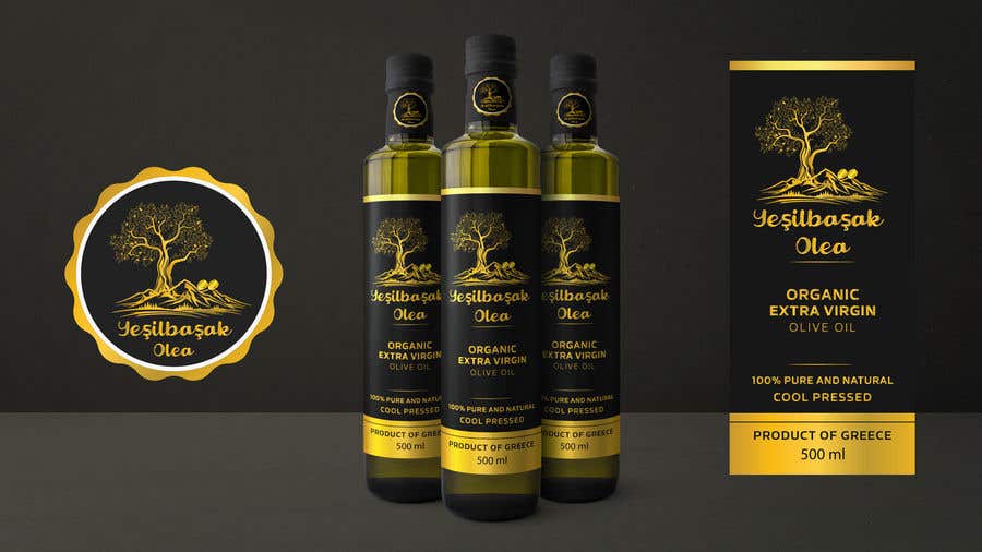 Proposition n°152 du concours                                                 Olive Oil Bottle Logo
                                            