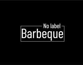 #75 for I need a logo for a company. The company is a BBQ catering/food truck/restaurant business. The name is “No Label Barbecue”. I am looking for a simple and clean design, white letters over a black background. by nitutasnim