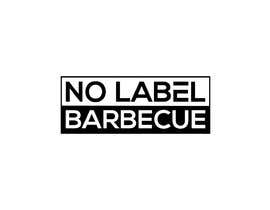 #66 for I need a logo for a company. The company is a BBQ catering/food truck/restaurant business. The name is “No Label Barbecue”. I am looking for a simple and clean design, white letters over a black background. by parvezshamim280
