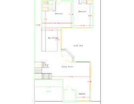 #6 para Build me 2D Floor Plan for 2 Floor house! de alaakhater3