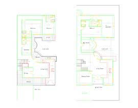 Nro 10 kilpailuun Build me 2D Floor Plan for 2 Floor house! käyttäjältä alaakhater3