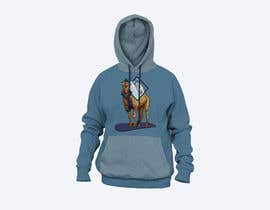 #8 for Design for Hoodie (Snowboarding Camel with mountains as humps) by shrey1991
