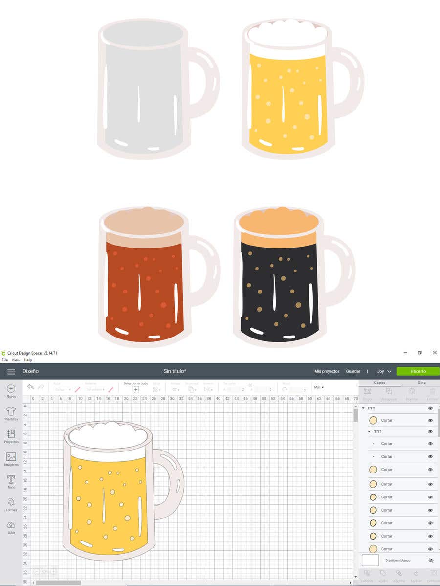 Contest Entry #6 for                                                 Original Clipart Design, Champagne, Beer, Drinks
                                            