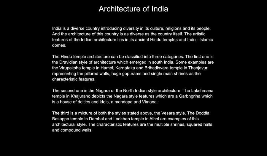 Contest Entry #45 for                                                 A set of 3 blog articles on Indian History, Architecture or Archaeology. (200 - 400 words each)
                                            