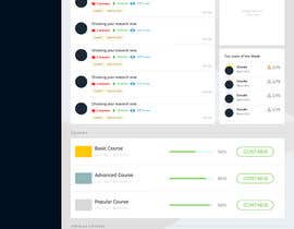 #16 dla Finance Dashboard Single Page Mockup Design and Color Palette przez divisionjoy5