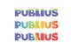 Miniaturka zgłoszenia konkursowego o numerze #45 do konkursu pt. "                                                    Design a Logo for Publius Music Production
                                                "